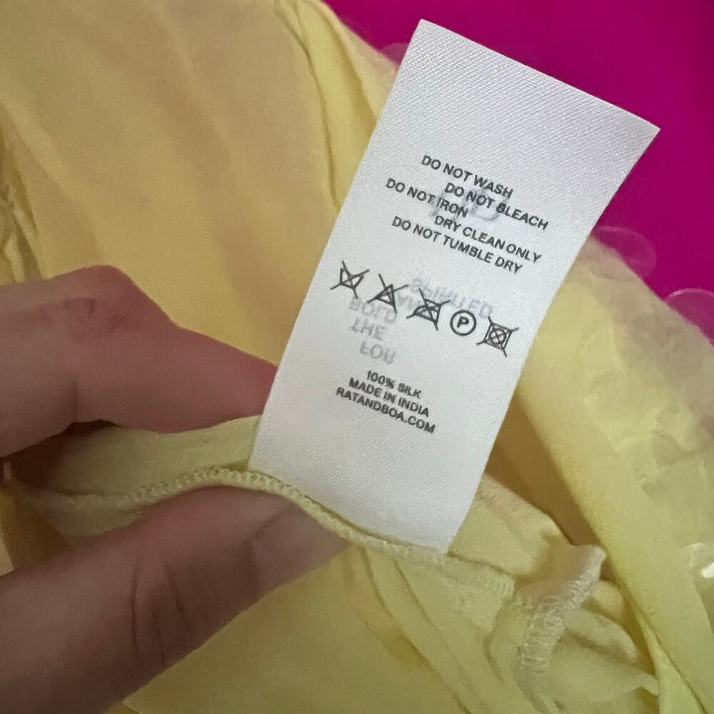 Rat & Boa Asteria Yellow Sequin Bodycon Open Back Silk Maxi Gown New Medium - Picture 8 of 12
